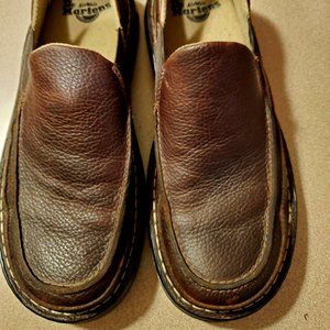 Dr Martens "Lennon" Brown Leather VINTAGE Loafers Size 10